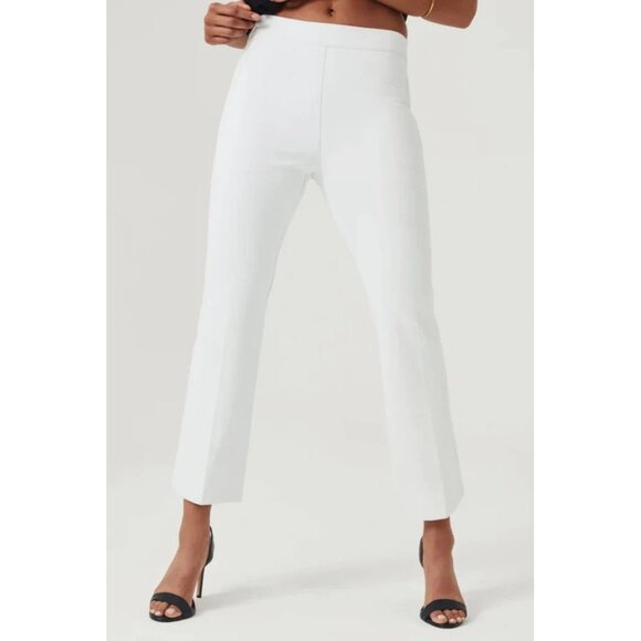 SPANX Pants - SPANX Pants Classic White L Petite On-The Go Kick Flare Pants Pullover
